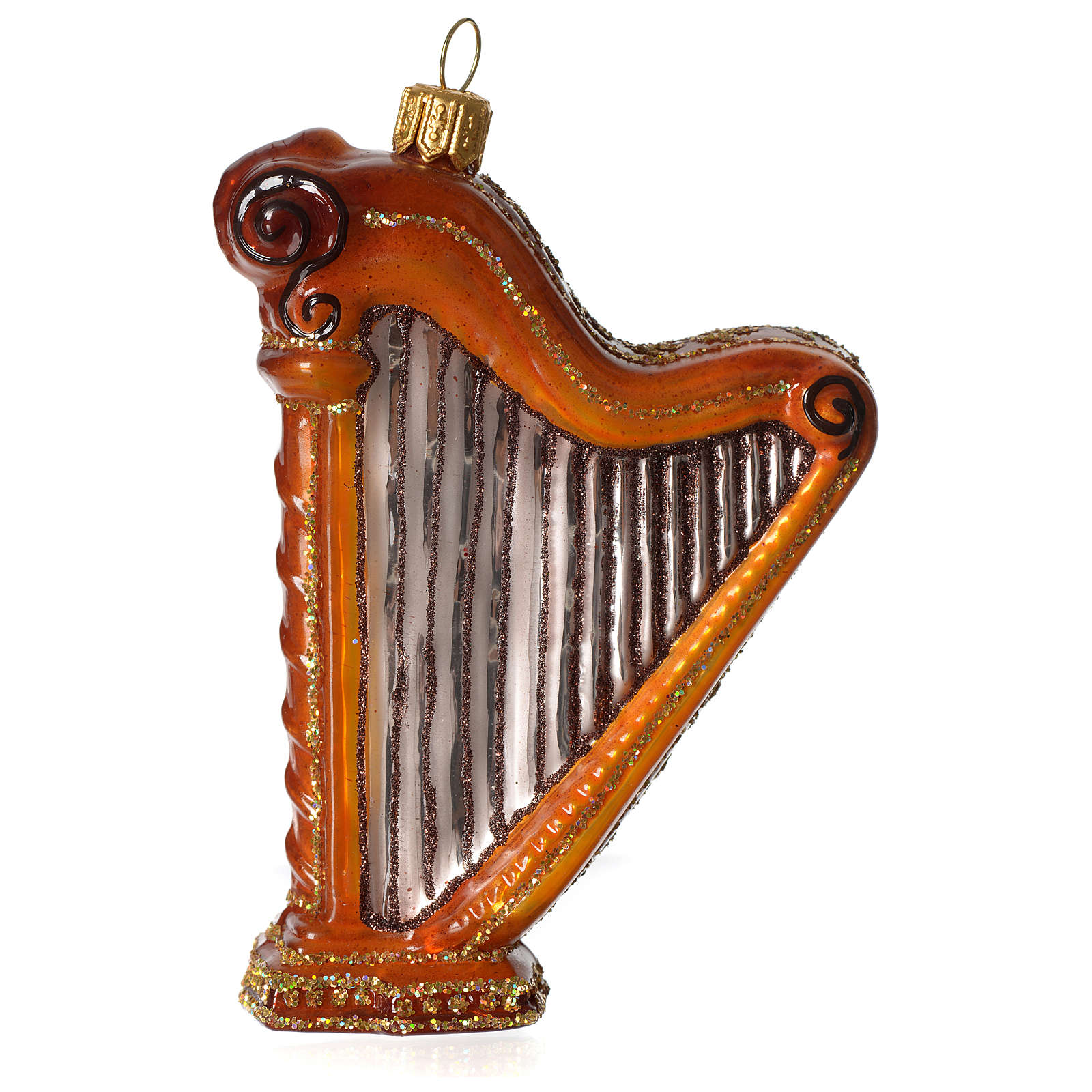 Harp Christmas Ornament 