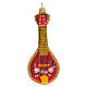 Mandolino Folk addobbo vetro soffiato Albero Natale s1
