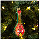 Mandolino Folk addobbo vetro soffiato Albero Natale s2