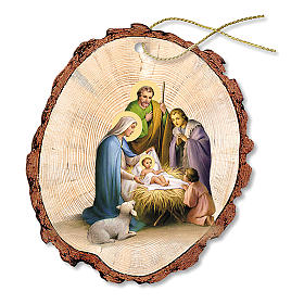 Enfeites para Árvore de Natal em Madeira e PVC: Adorno de Natal madeira Presépio Sagrada Família Menino Jesus Enfeites para Árvore de Natal em Madeira e PVC: Adorno de Natal madeira Presépio Sagrada Família Menino Jesus