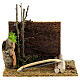 Nativity set setting, saw with logs s1