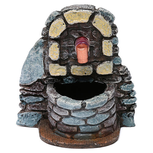 Nativity accessory, water fountain with pump 9x7x10 cm 1