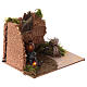 Nativity setting, battery powered fire measuring 10x15cm s3