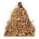 Miniature meule de paille et brebis crèche noel 6cm s3