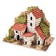 Nativity setting, houses in assorted models 10x6cm s1