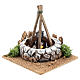 Nativity accessory, bonfire with pot s2