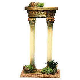 Colonne romane con trave: ambientazione presepe