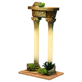 Colonne romane con trave: ambientazione presepe