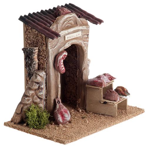 Small butcher store for nativities 3