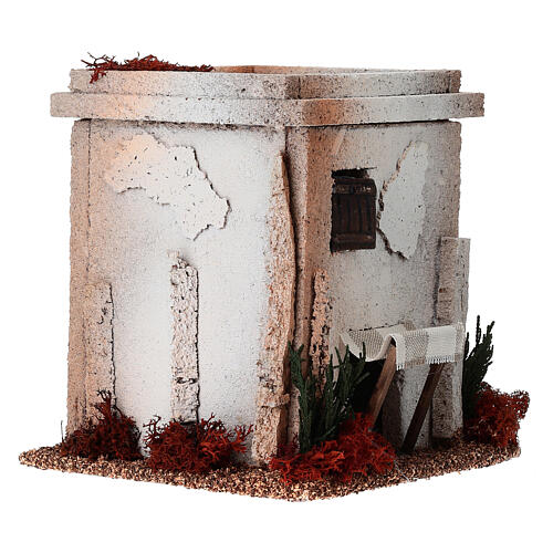 Nativity setting, simple Arabian house 3