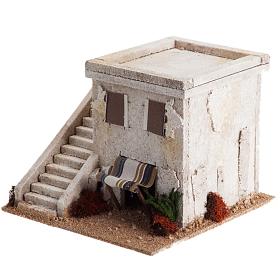 Häuser, Szenen und Geschäfte für Krippe: Arabisches Haus mit Treppe für Krippe