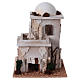Nativity setting, double Arabian house with dome s1