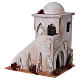 Nativity setting, minaret with dome and stairs s4