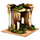 Nativity setting, Roman temple with columns and house s3