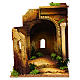 Nativity setting, Roman temple, antique style with arch s1