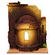 Nativity setting, Roman temple, antique style with arch s4