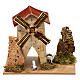 Nativity accessory, electric windmill with sheeps s5