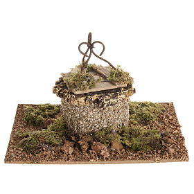 Häuser, Szenen und Geschäfte für Krippe: Brunnen 10x14x10 cm