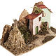 Casetta presepe legno con pagliaio s2