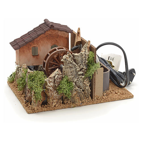Mulino ad acqua presepe 13x20x15 2