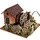 Nativity accessory, watermill with house 24x29x29 cm s1