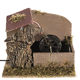 Nativity setting, water mill with house 2,5W
