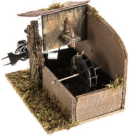 Nativity setting, water mill with house 2,5W
