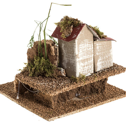 Piccolo borgo con casette: ambiente presepe 4