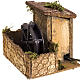 Moulin à eau milieu crèche Noel 15x15x15 s2