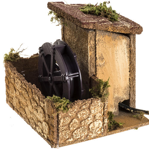 Mulino ad acqua ambiente presepe 15x15x15 2