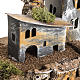 Borgo cartone con torre: ambiente presepe s4