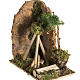 Finto fuoco presepe con ambientazione s2