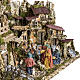 Nativity village, stable with fountain 80x110x70cm s9