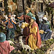 Nativity village, stable with fountain 80x110x70cm s16