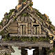 Hütte für Krippe mit Brunnen 56x48x38 cm s4