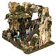 Borgo presepe con grotta 28x38x28 cm s4