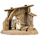 Capanna presepe legno 28x38x28 cm s1