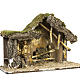 Capanna presepe con base legno 30x42x18 cm s4