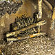 Capanna presepe con base legno 30x42x18 cm s5