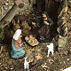 Capanna presepe con focolare 28x38x28 cm s6