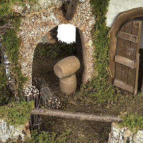 Hütte für Krippe mit Berghütte-Stil 50x78x38 cm