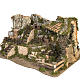 Borgo illuminato presepe 28x57x27 cm s5