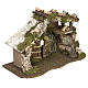 Nativity Scene stable with roof and door 32x50x24 cm s3