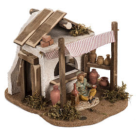 Atelier du céramiste crèche  Fontanini village 12 cm