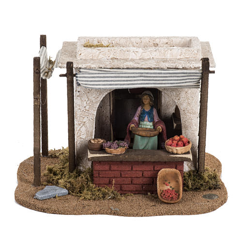 Fontanini Nativity Scene resin figurine fruits seller 12 cm 1