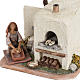 Fornaia con forno presepe Fontanini villaggio cm 12 s3