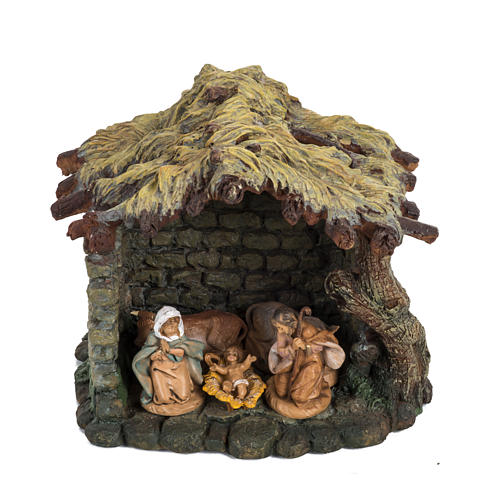Hütte für Christi Geburt Fontanini Dorf 6.5 cm 1