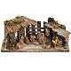 Capanna su base presepe Fontanini cm 6.5 s1