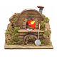 Nativity setting, oven featuring flame effect bulb 15x10cm s1