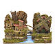 Moulin à vent de crèche avec moteur cm 28x15 s1